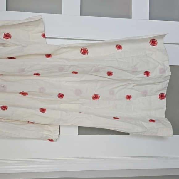 Free People Emory Embroidered Midi Dress NWOT SMALL - Picture 3 of 6